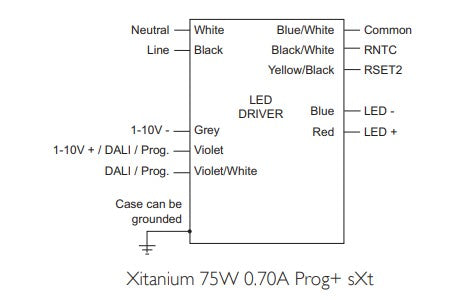 Philips 929000708803 Xitanium 40W 0.70A Prog+ GL-J sXt - LED Spares