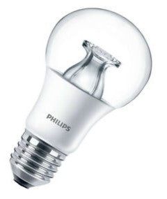 Philips GLS A60 LED 9w - 60w 240v ES E27 DimTone Warm to Very Warm Dimmable