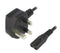 AB-UK-T2-1.8-BK 1.8M Cable bs1363 Plug to IEC C7 Female Connector Power Cord