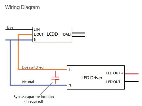 Harvard LCDD-S1 DALI Mains Switch - LED Spares