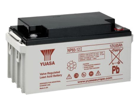 Yuasa NP65-12I Industrial 12V 65Ah VRLA Battery - LED Spares