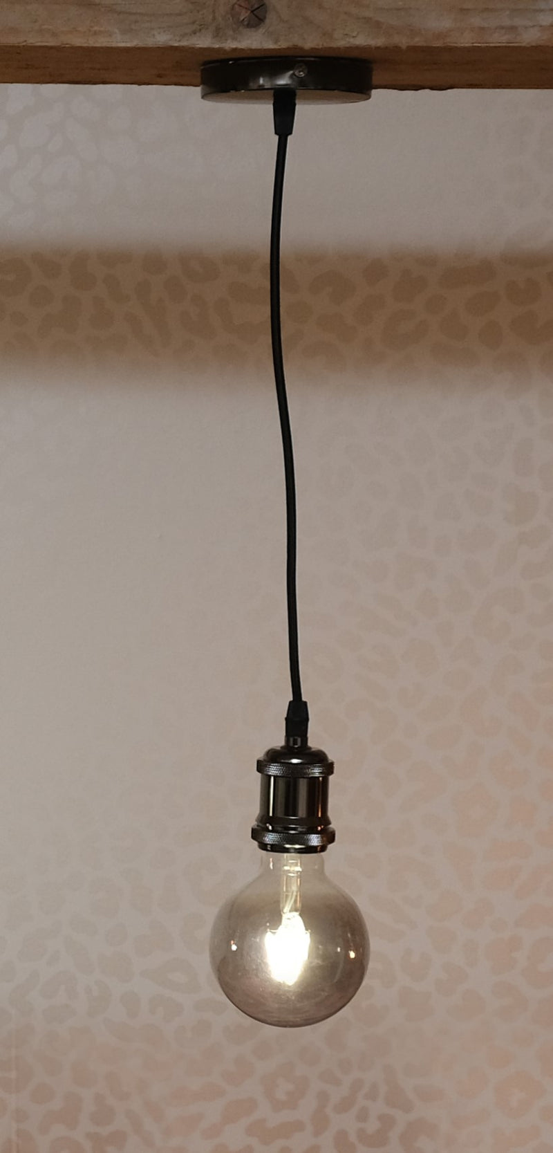 E27 Black Decorative Pendant - LED Spares