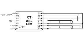 Osram - QT 2X58/230-240 DIM - LED Spares