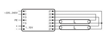 Osram QTi2X28/54 DIM Quicktronic Intelligent 1-10V Dim - LED Spares