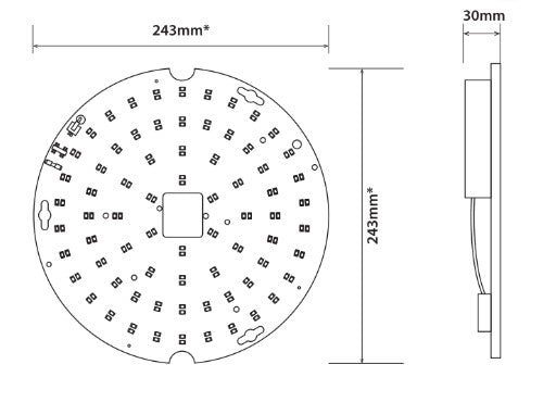 Powermaster 15w 2D Replacement LED Gear Tray - CCT - Emergency & Sensor Options - LED Spares