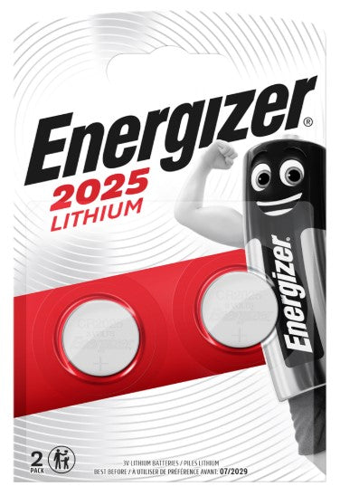 Energizer CR2025 Lithium Coin Cell Batteries -LED Spares