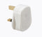  Knightsbridge 13A Plug Top With 3A Fuse - White - Screw Cord Grip - SN1382 - LED Spares