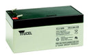 Yucel Y3.2-12 12V 3.2Ah Sealed Lead Acid Battery - LED Spares