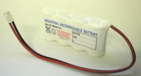 BSS4-SC-2AH-NICD 4.8V 2Ah Sub C Side by Side Battery C/W Flying leads - LED Spares