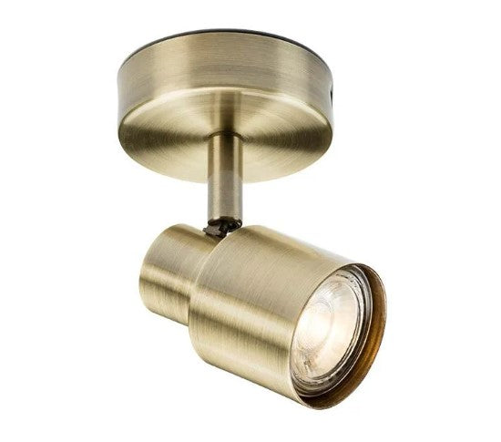 Capture Single Adjustable Spotlight - Antique brass -  LED Spares