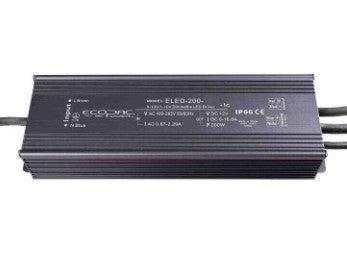 ELED-200-24V 200W 8.34A IP66 Dimmable LED Driver - LED Spares