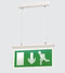 WKFX-170-M3-MT HANG-EX Suspended Blade Exit Sign - Arrow Down - LED Spares