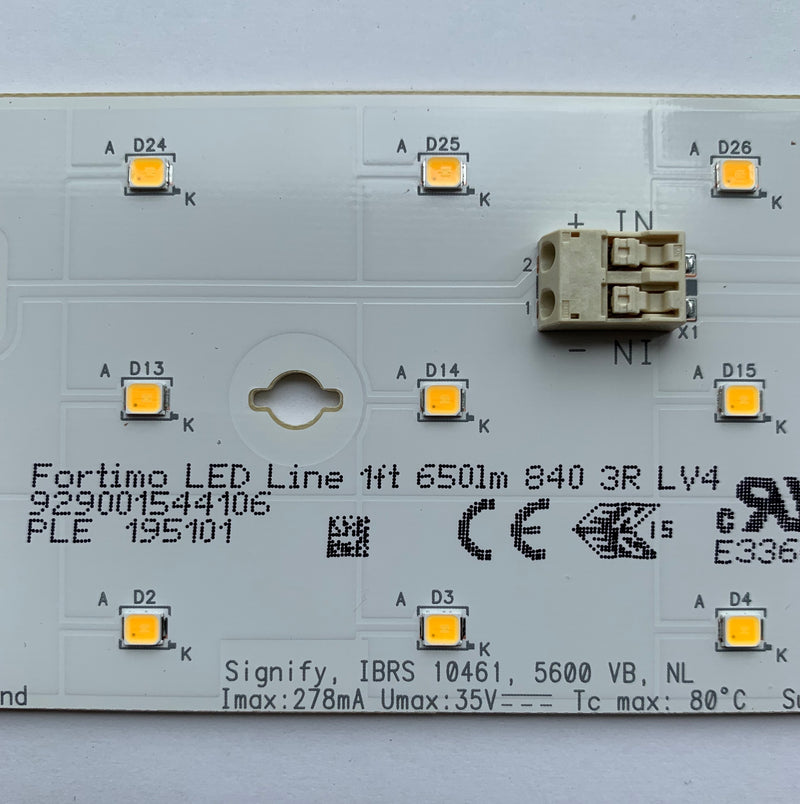 Fortimo LED Line 1ft 650lm 840 3R LV4 - 9290 015 44106  - Philips - LED Spares