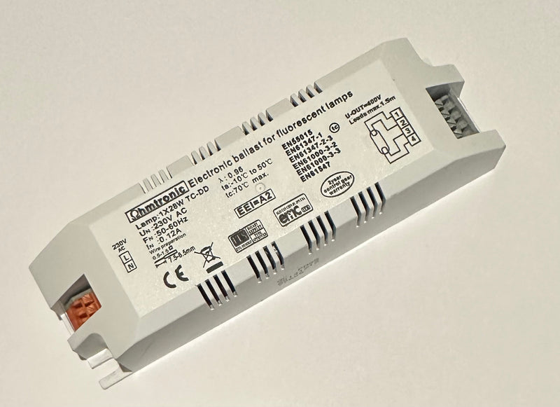 Electronic online ballast 28w