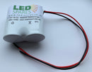 BSS2D-55 2.4V 4AH NICD SIDE BY SIDE BATTERY - LED Spares