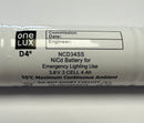 One-Lux NCD34SS 4Ah 3 Cell 3.6V Emergency Battery Stick c/w Leads - LED Spares