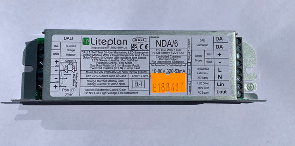 Liteplan NDA/6 DALI Emergency Module - LED Spares