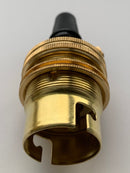 BC Brass Pendant Lampholder - With Cord Grip - LED Spares