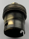 Antique Brass BC Un-Switched Lampholder 10mm Threaded Entry - 1003EA - ABLH/BC/TH/10E - LED Spares