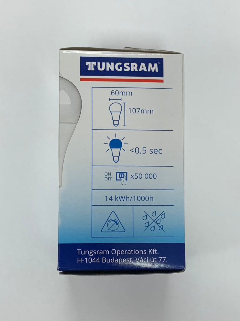 Tungsram 93104780 240V 13.5W B22d LED 2700K Non Dimmable Frosted Lamp - LED Spares