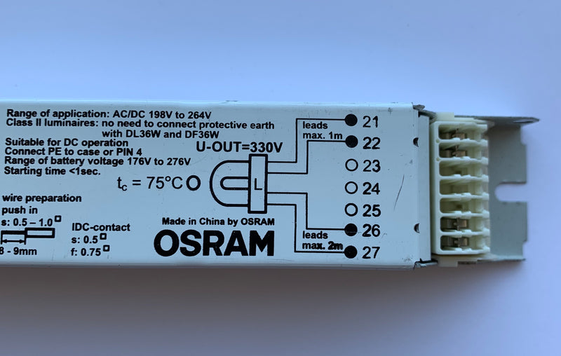 OSRAM - QTP-DL1X36-40 - LED Spares