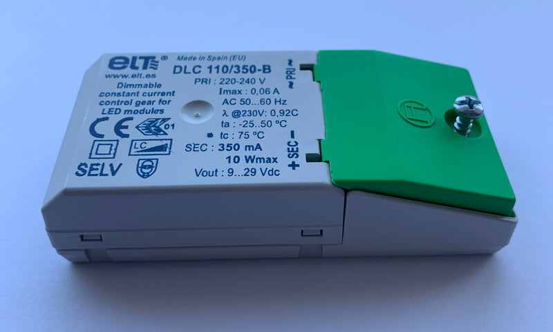 electronic control gear for led modules DLC 110/350-B