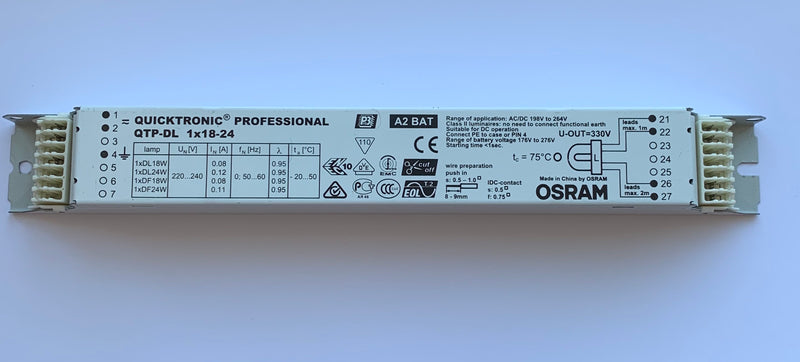 OSRAM - QTP-DL1X18-24 - LED Spares