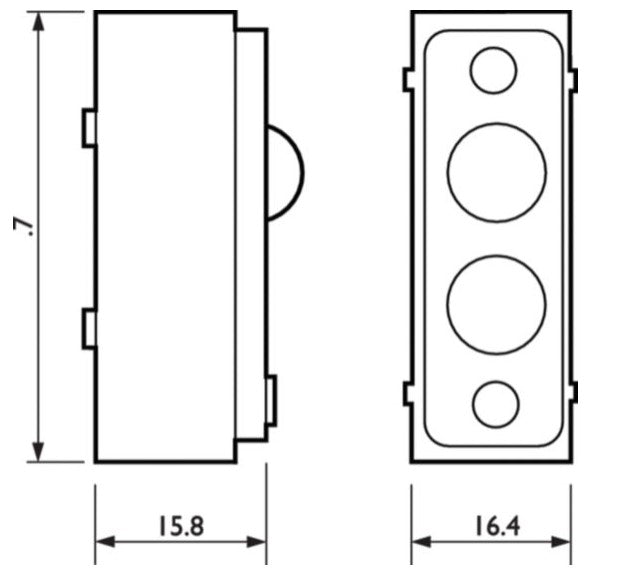 Philips LRI1653/01 White ActiLume Sensor - LED Spares