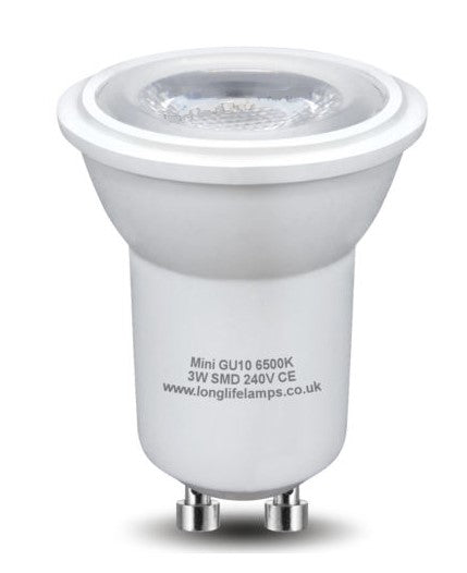 Mini GU10 3W 6500K LED Lamp - LED Spares