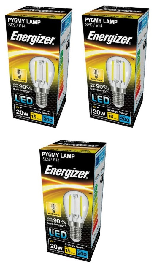 Energizer Filament LED Pygmy 240LM 2W E14 (SES) 2,700K Warm White -LED Spares