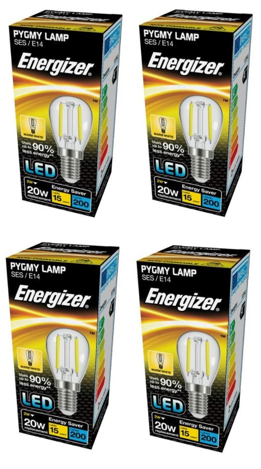Energizer Filament LED Pygmy 240LM 2W E14 (SES) 2,700K Warm White - LED Spares