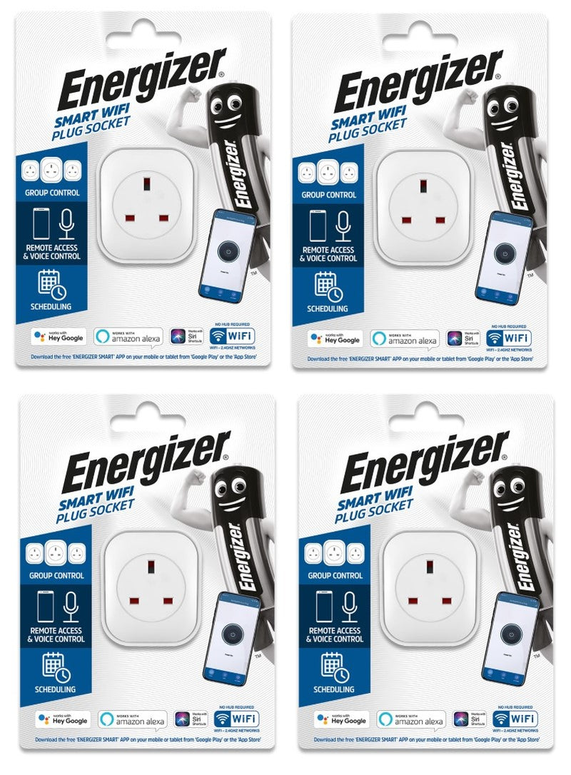 Energizer Smart WiFi Plug UK 3 Pin - LED Spares