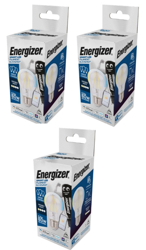 Energizer Smart E27 (ES) GLS - 6.5W LED - Filament Bulb - 800LM - LED Spares