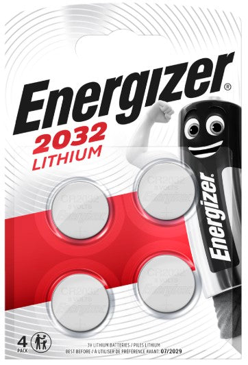Energizer CR2032 Lithium Coin Cell Batteries - LED Spares