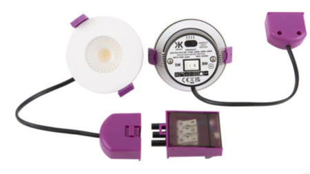 SpektroLED Fixed CWA - Fire Rated IP65 Downlight with 2x Wattage and 4x CCT - SPEKFCWA - LED Spares